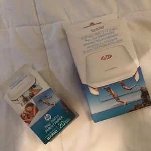 HP sprocket and extra photo paper